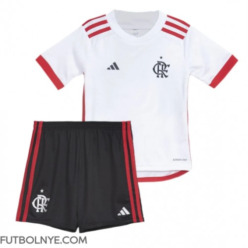 Camiseta Flamengo Visitante Equipación para niños 2024-25 manga corta (+ pantalones cortos)